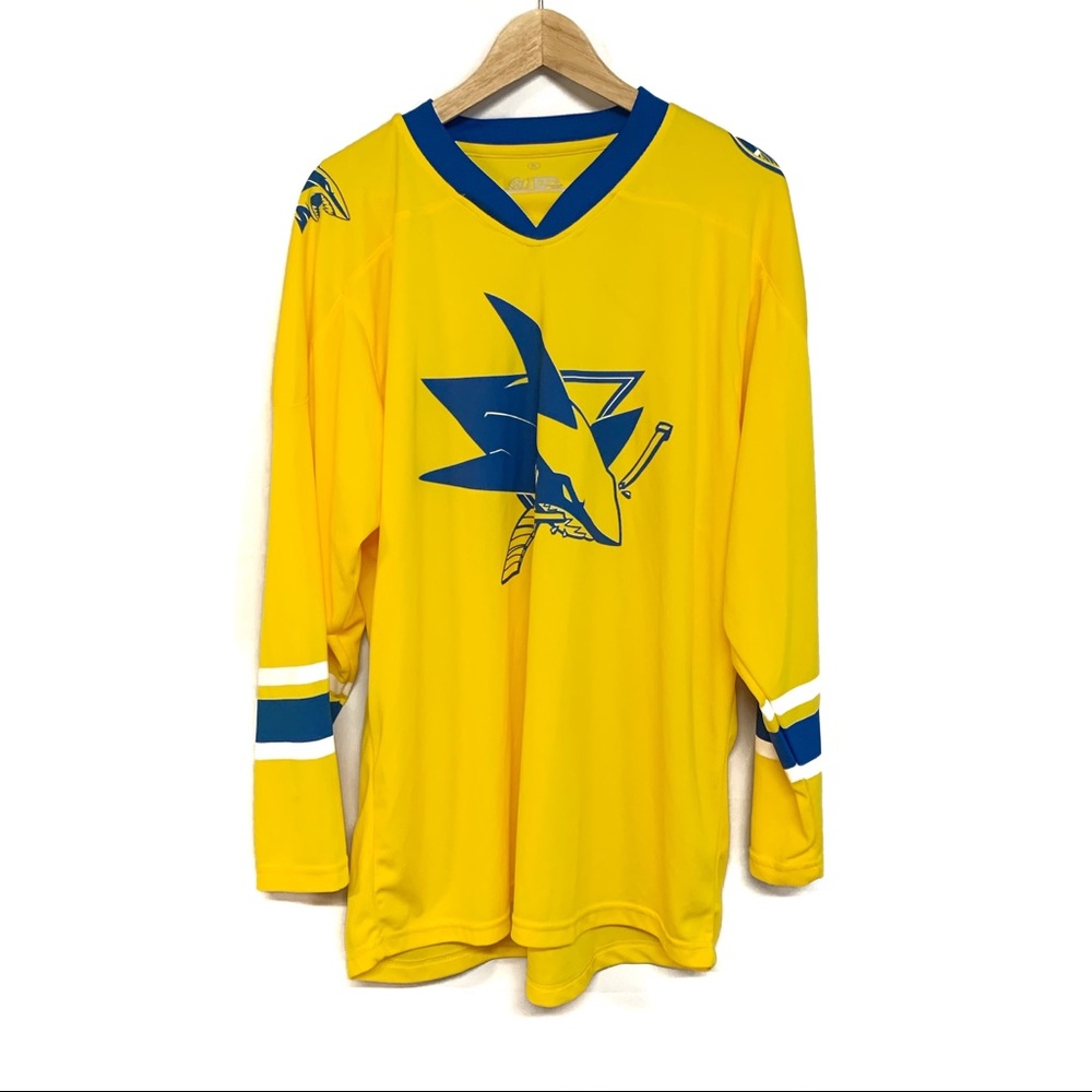 San Jose Sharks golden state warriors jersey M